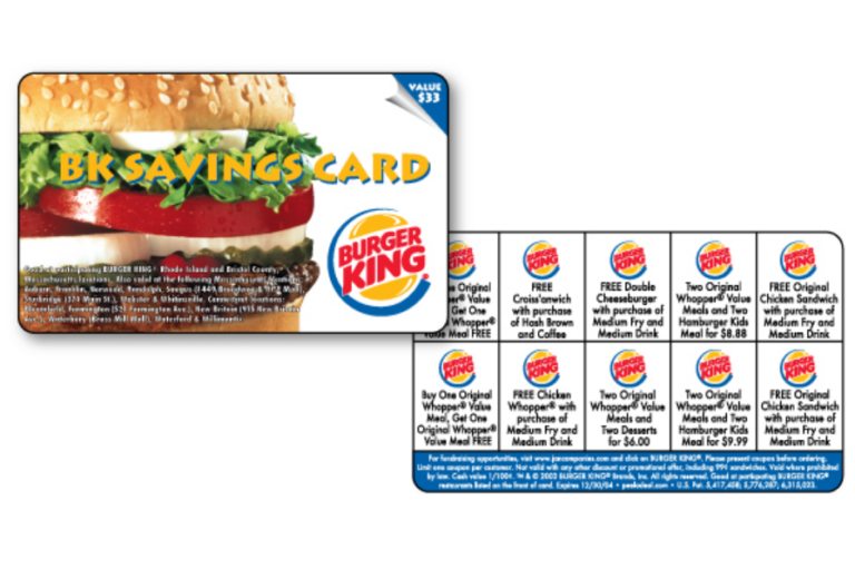 Frequent Diner Card Template